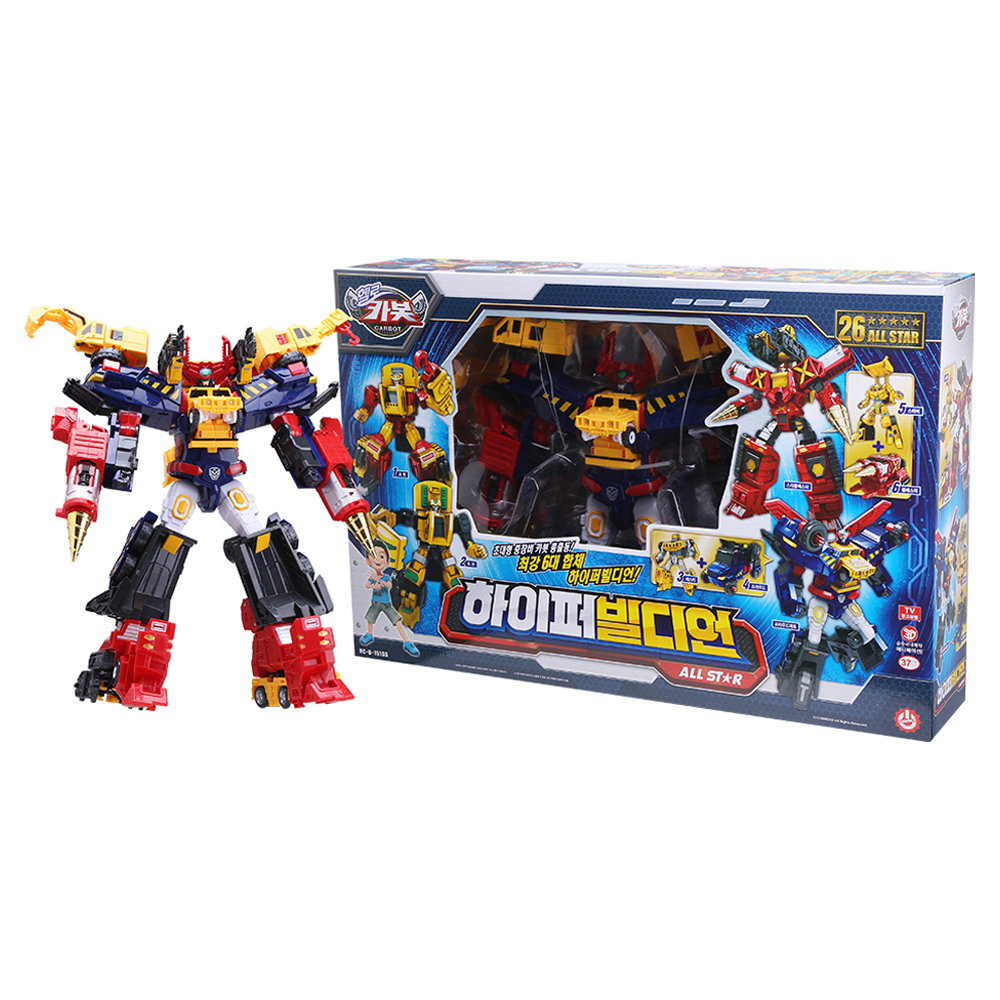 헬로카봇 하이퍼빌디언 올스타 로봇장난감, 혼합색상, 1세트 120,500원