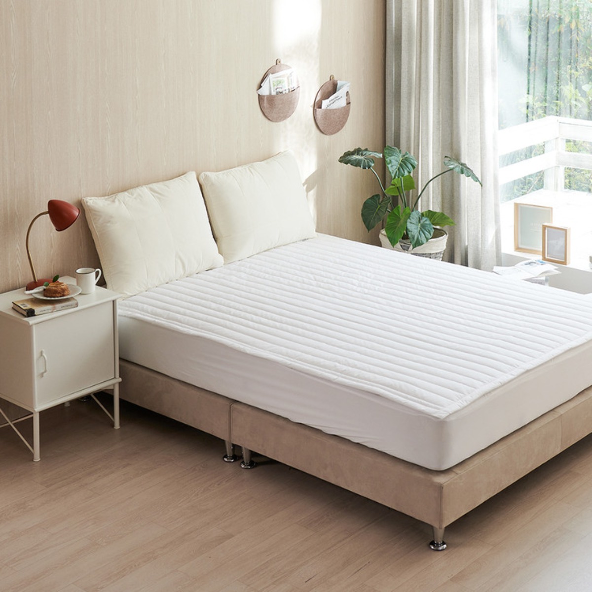 하이얀 순면 100% 부드러운 프리미엄 면패드, 화이트 39,900원