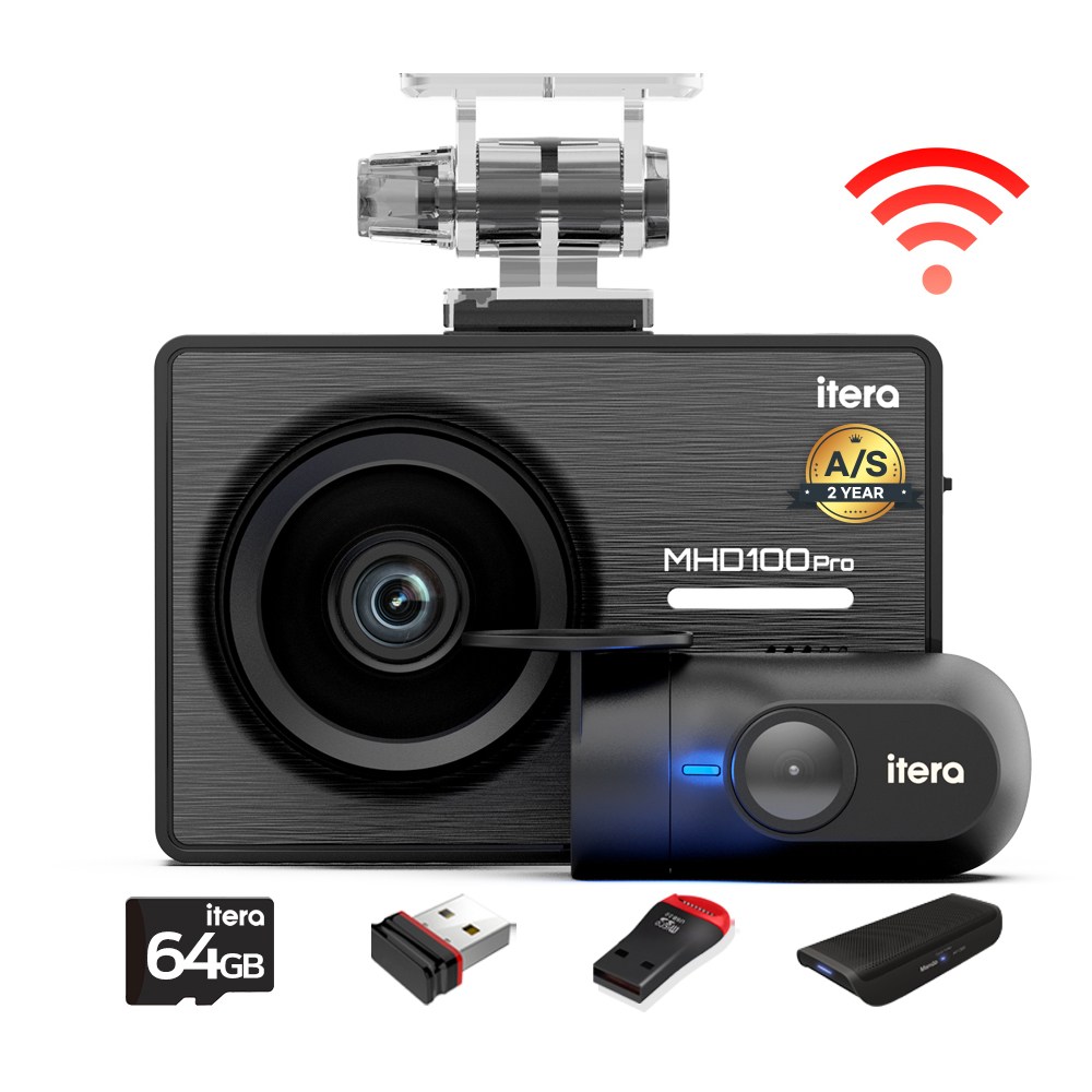 아이테라 FHD/HD 프리미엄 와이파이 차량용 블랙박스 2채널 MHD100 98,990원