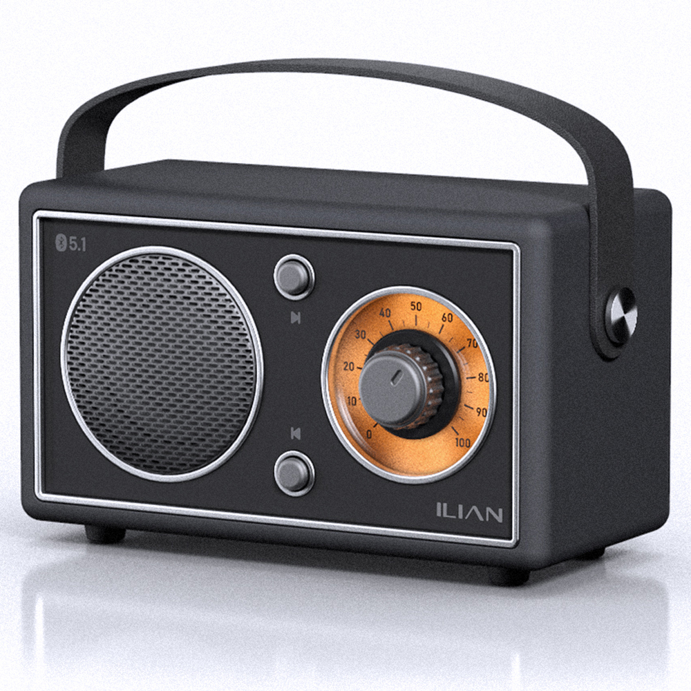 일리안 휴대용 블루투스 스피커 라디오 IS 50, IS 50, BLACK 27,300원