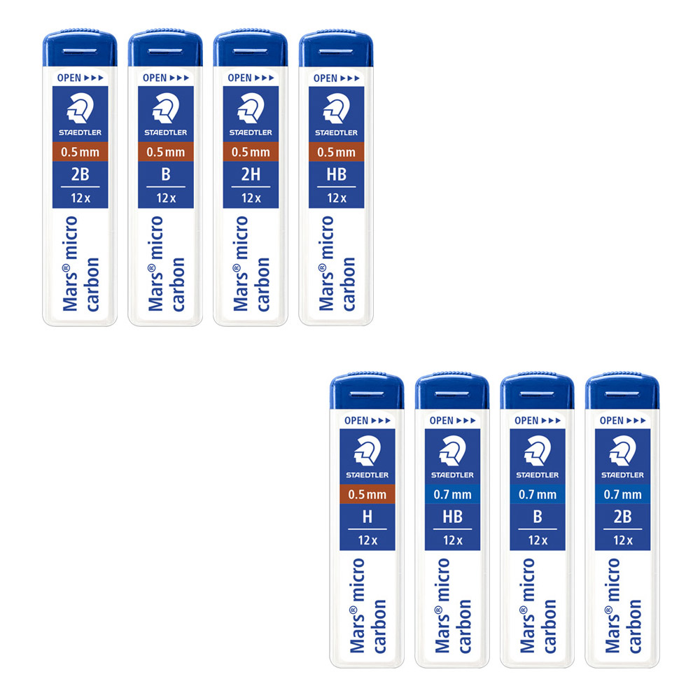 스테들러 샤프심 250 0.5, 0.7mm/마스 마이크로 카본 650원