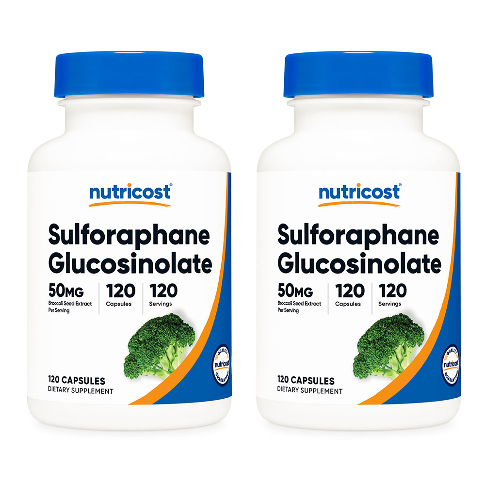 뉴트리코스트 설포라판 글루코시놀레이트 50mg 브로콜리 씨앗 추출물 120캡슐 2개, 2개, 120정, 현재가 58,000원