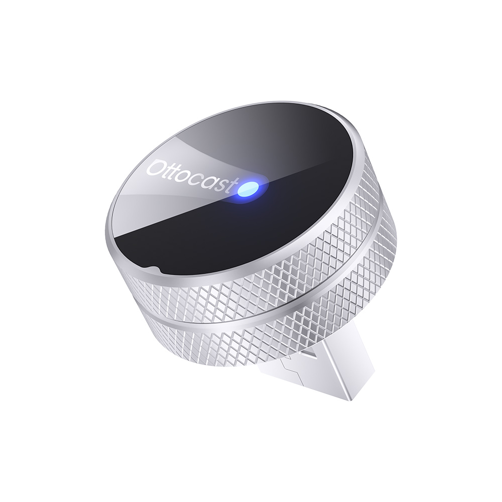 오토캐스트 미니 튜브 차량용 무선 안드로이드 오토 카플레이 호환, 은색, CP88-T4 36,800원