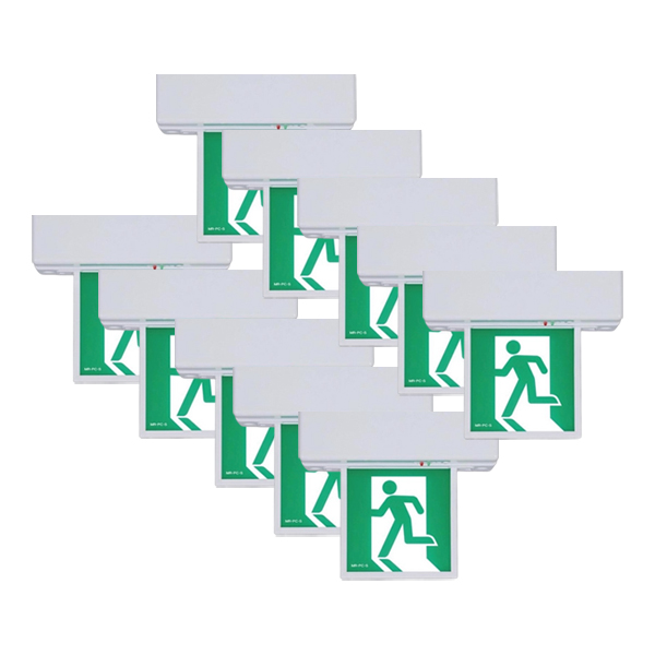 KFI 천장형 피난구 유도등 소형(양면) - 무방향,정방향, 단일색상, 10개 355,000원