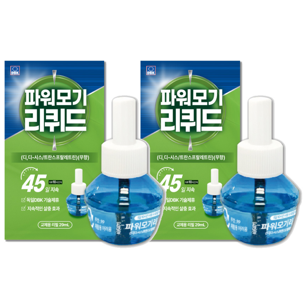 킬파프 모기약 리퀴드 45일 리필액, 2개 11,200원