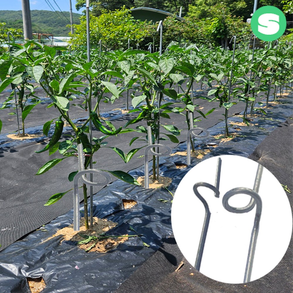 Y자형 고추지주대모음 일체형 브라켓만 강선고추대 2구 4구 모음 멀티 상인농자재 12,000원