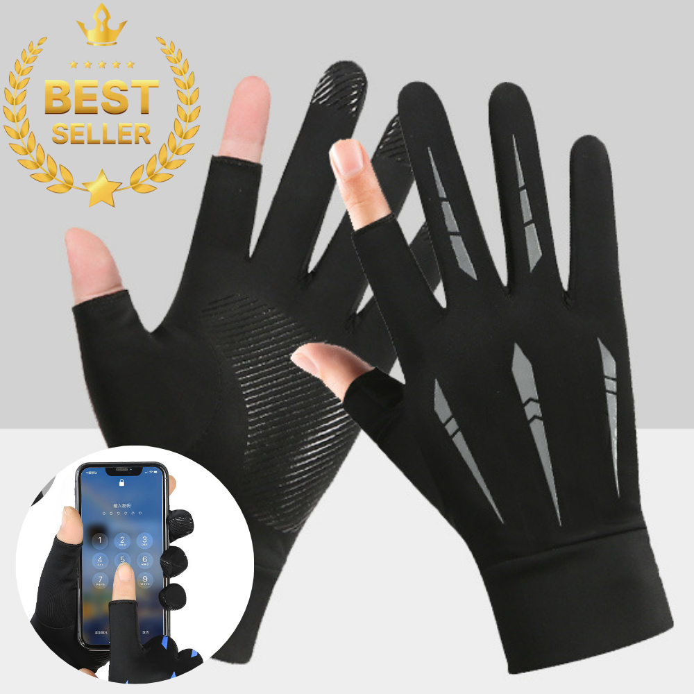 코일리룸 오토바이 장갑 여름용 라이더 2컷 메쉬 반장갑, 그레이 10,000원