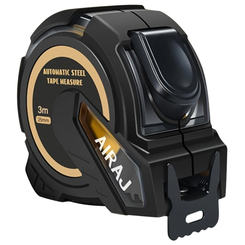 AIRAJ 내구성 강철 줄자, 3m*19mm, 5m*25mm,7.5m*25mm,10m*25mm.자체 잠금, 읽기 쉬운 표시, 더욱 두꺼운 abs 케이스로 신축성., 1개, 3m*19mm.1737 5,000원