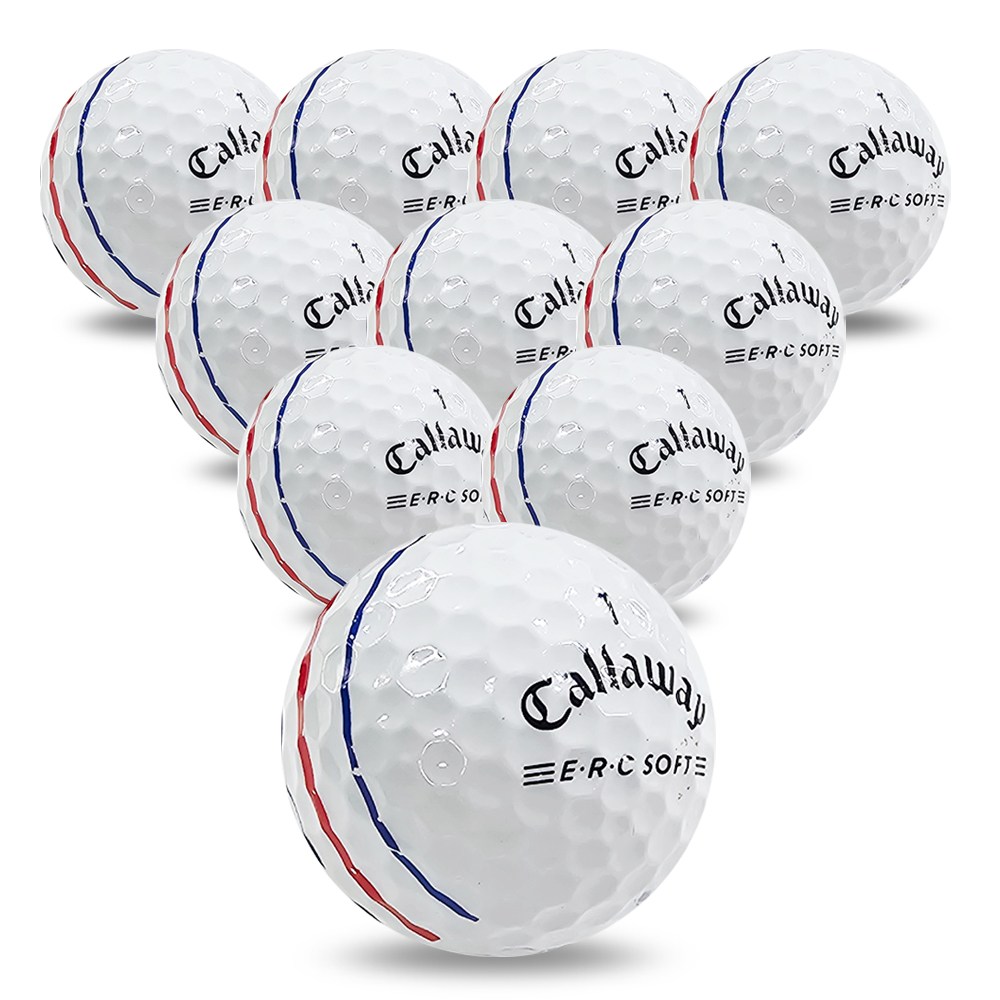 나이스골프 캘러웨이 화이트 삼선 트리플트랙 A-등급 로스트볼 9,900원