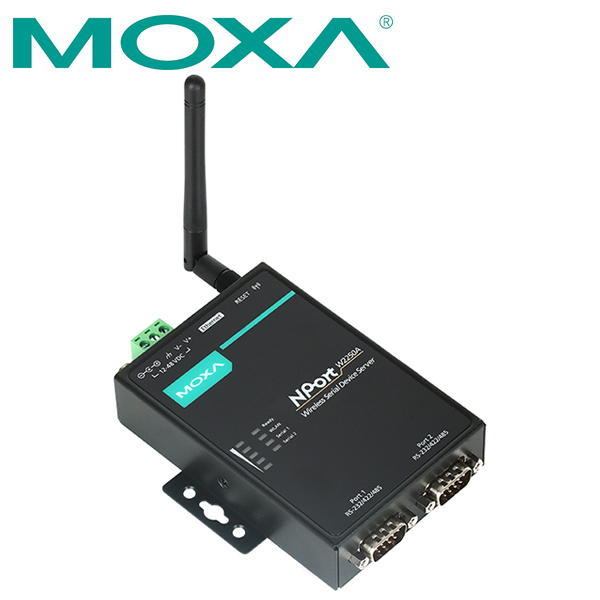MOXA NPort W2250A 2포트 RS232/422/485 무선 디바이스 서버, 1개 697,000원