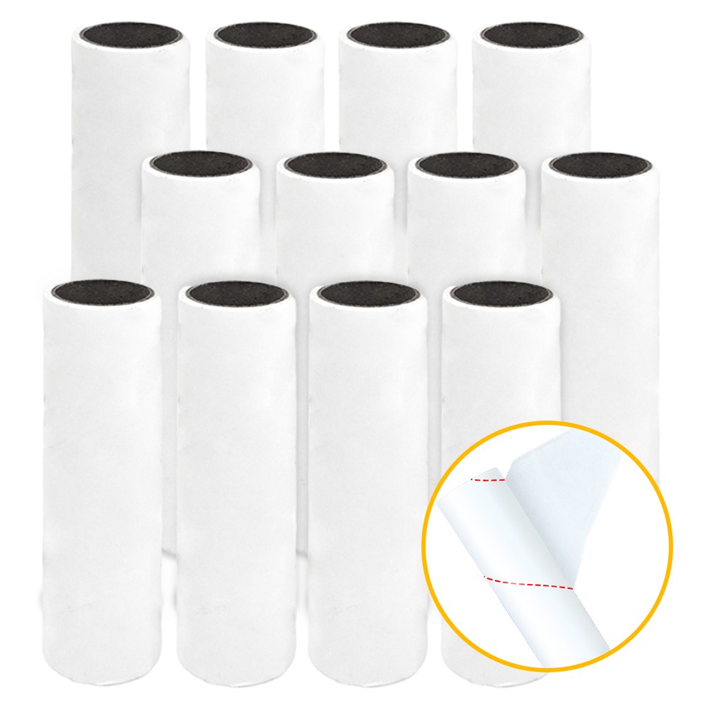 바이퀸 홈 리뉴얼 초강력 접착 사선 컷팅 돌돌이 테이프 클리너 리필, 12개 12,900원