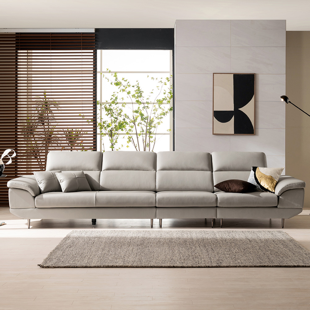 쉐우드 알렉 소가죽 6인용 소파 + 쿠션2p + 스툴 세트 방문설치 1,446,270원