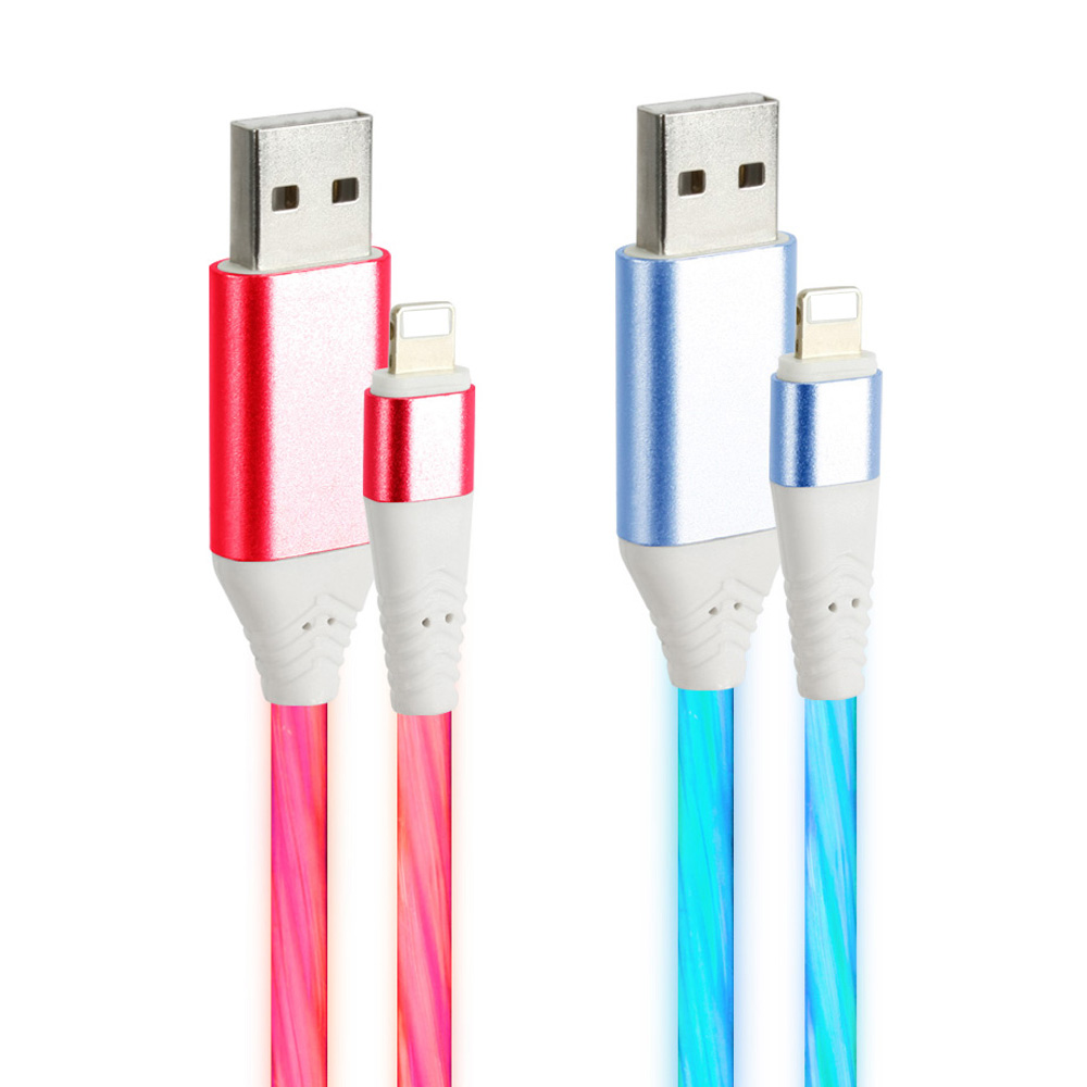 엠유제이유 USB A타입-애플8핀 고속충전 LED 케이블 2종 세트 MJ-500 4,900원