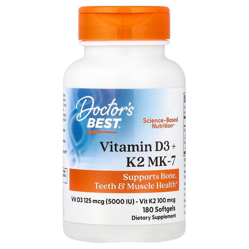 닥터스베스트 비타민D3 Vitamin D3 K2 MK-7 소프트젤 180정 32,070원