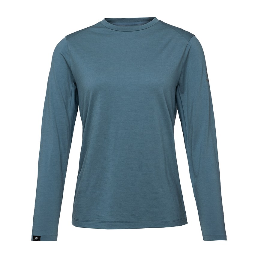 [본사출고]블랙야크 여성 DNS 푸모리 메리노울 긴팔티#2 라운드티셔츠 1BYRTSV502X0 129,000원