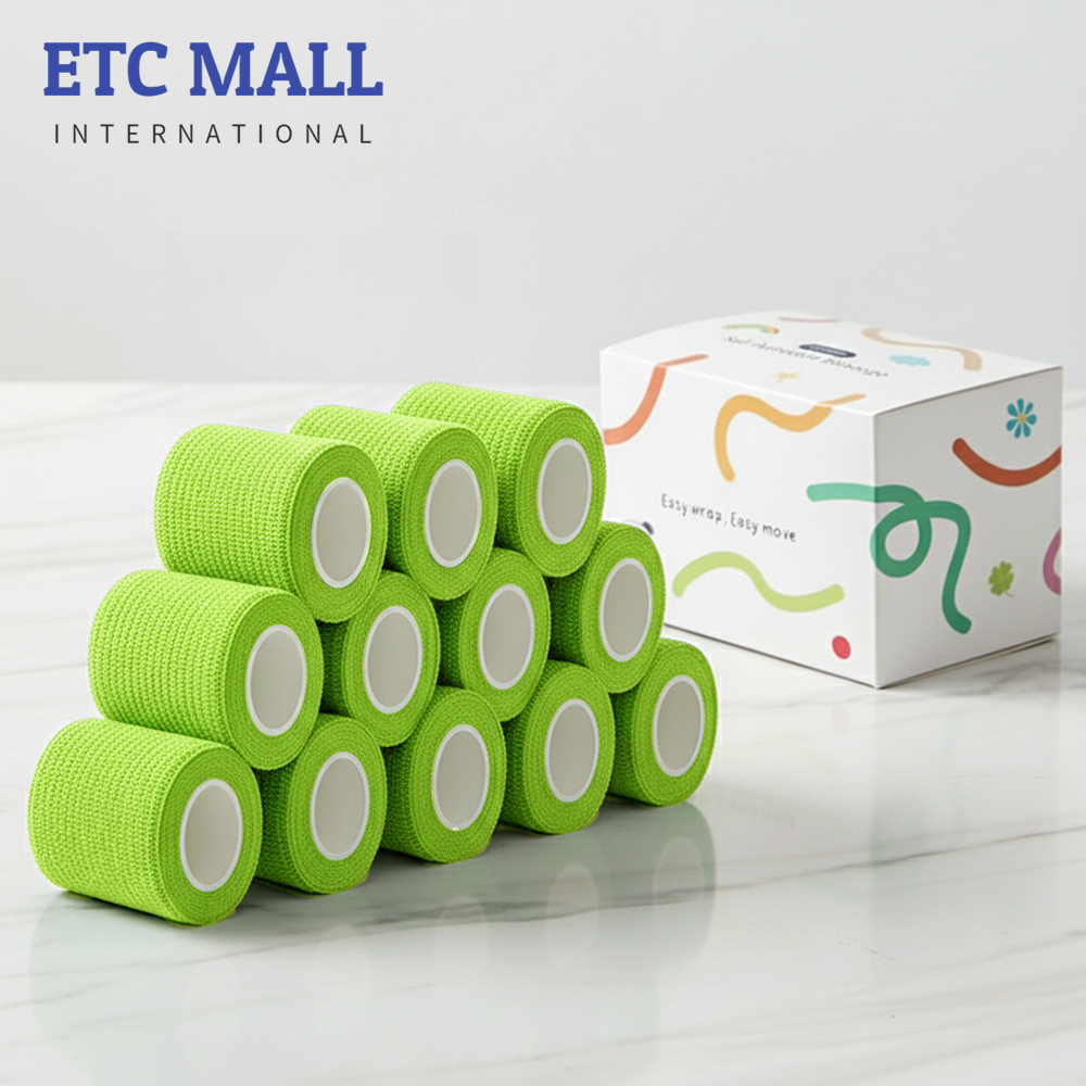 이티씨몰 자가점착 밴드 5cm 압박붕대 10+2 그린, 1개 13,600원