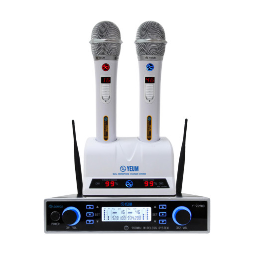 Y-959 WD PLUS 예음 충전식 2채널 무선마이크 노래방 강의용 관광버스 260,000원