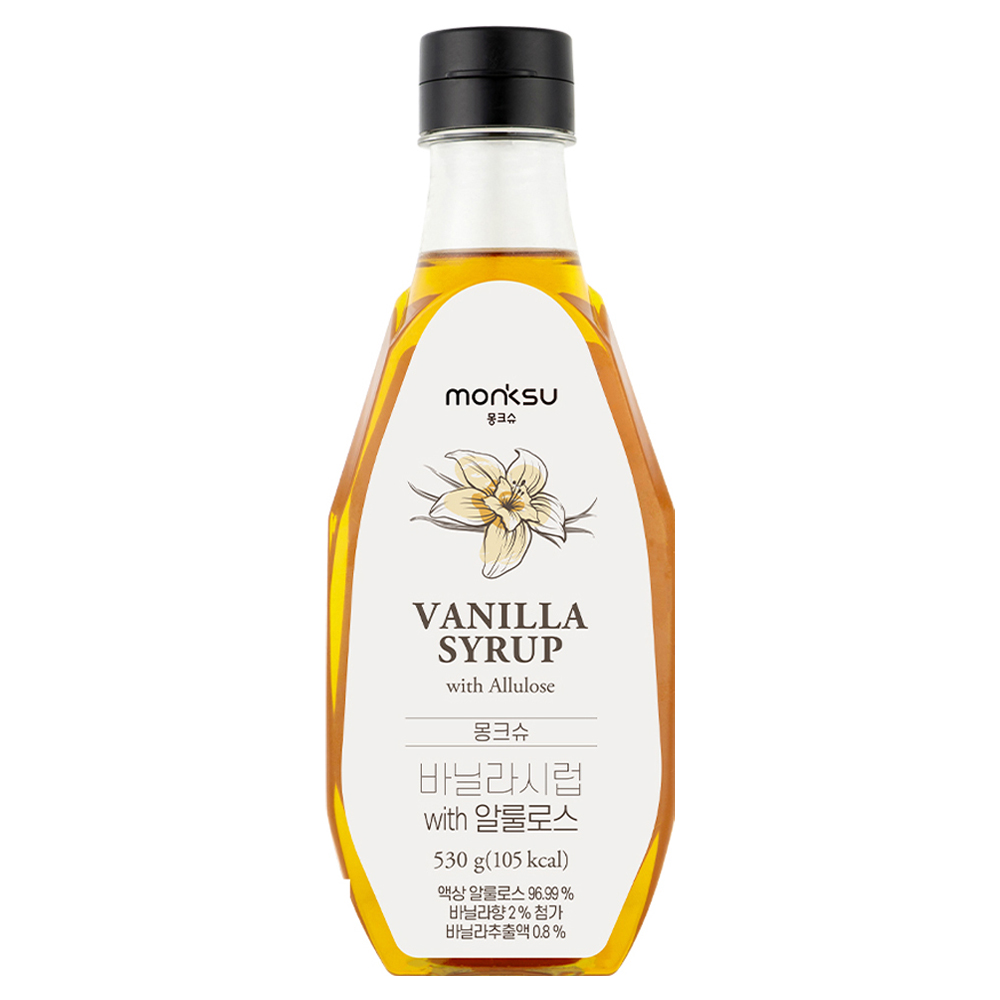 몽크슈 바닐라시럽 위드 알룰로스, 530g, 1개, 현재가 8,900원