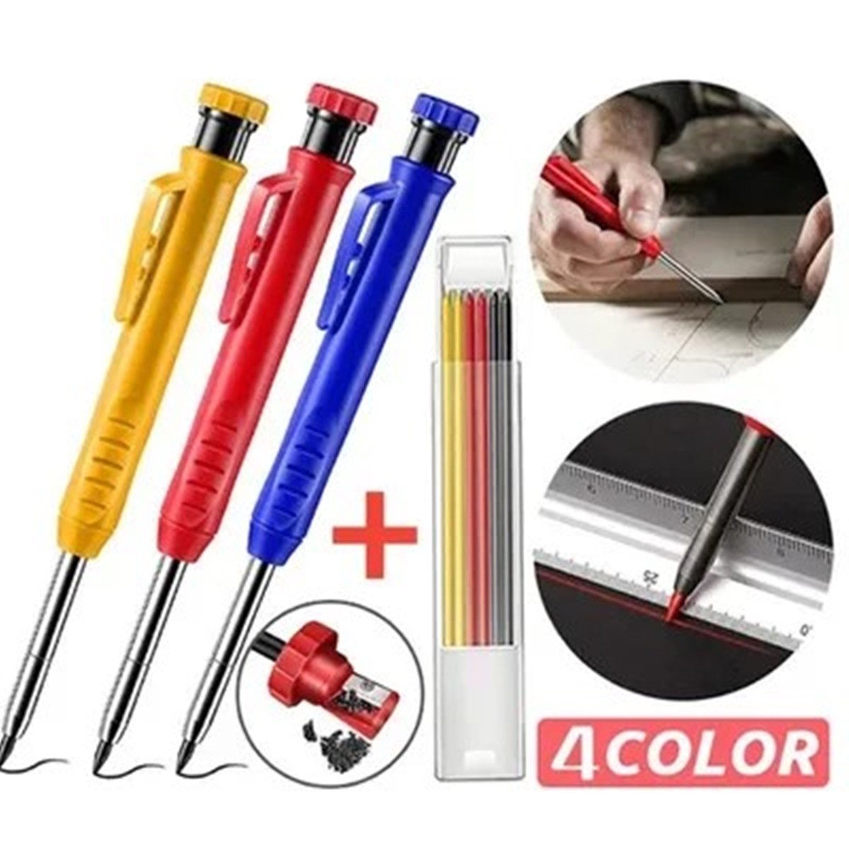 목공 샤프 목수샤프 산업용 목수팬슬 리필심, 1개, 0.5cm, 현재가 5,900원