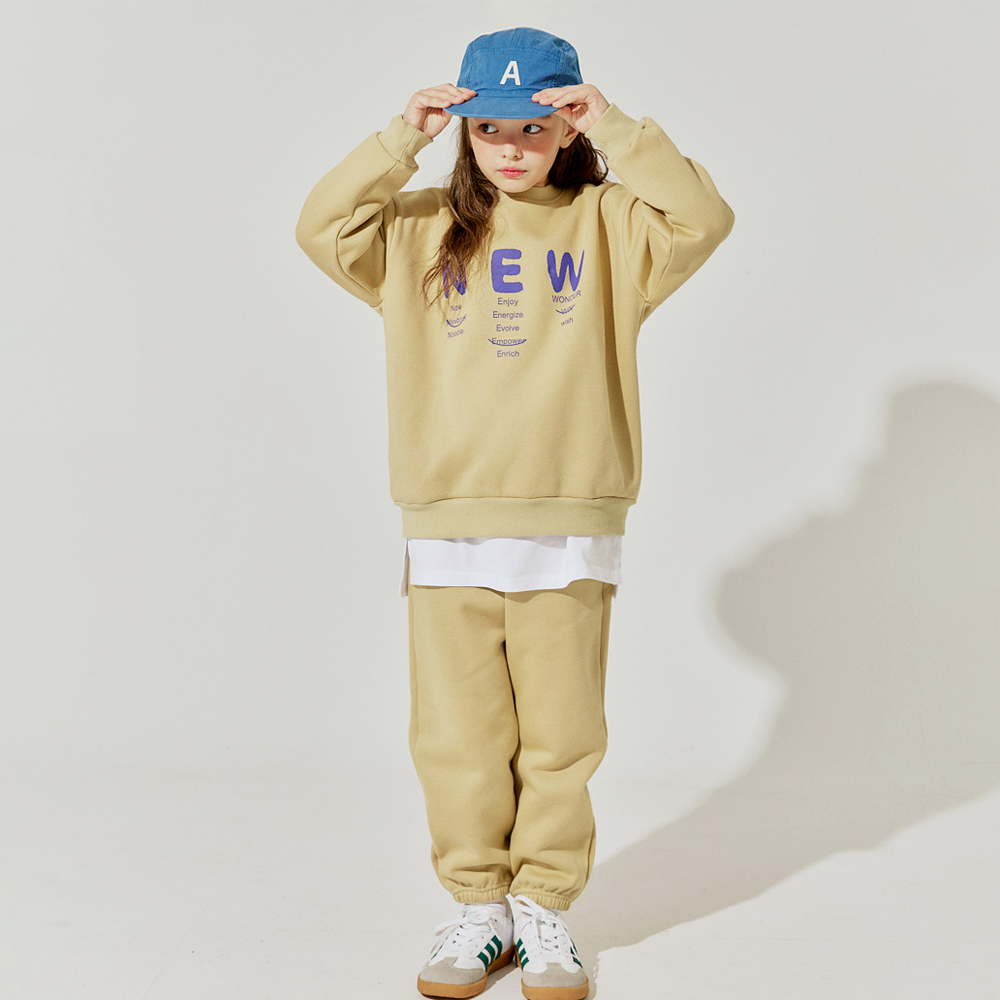 바브키즈 주니어 아동용 뉴프린트 기모 상하의 세트 26,900원