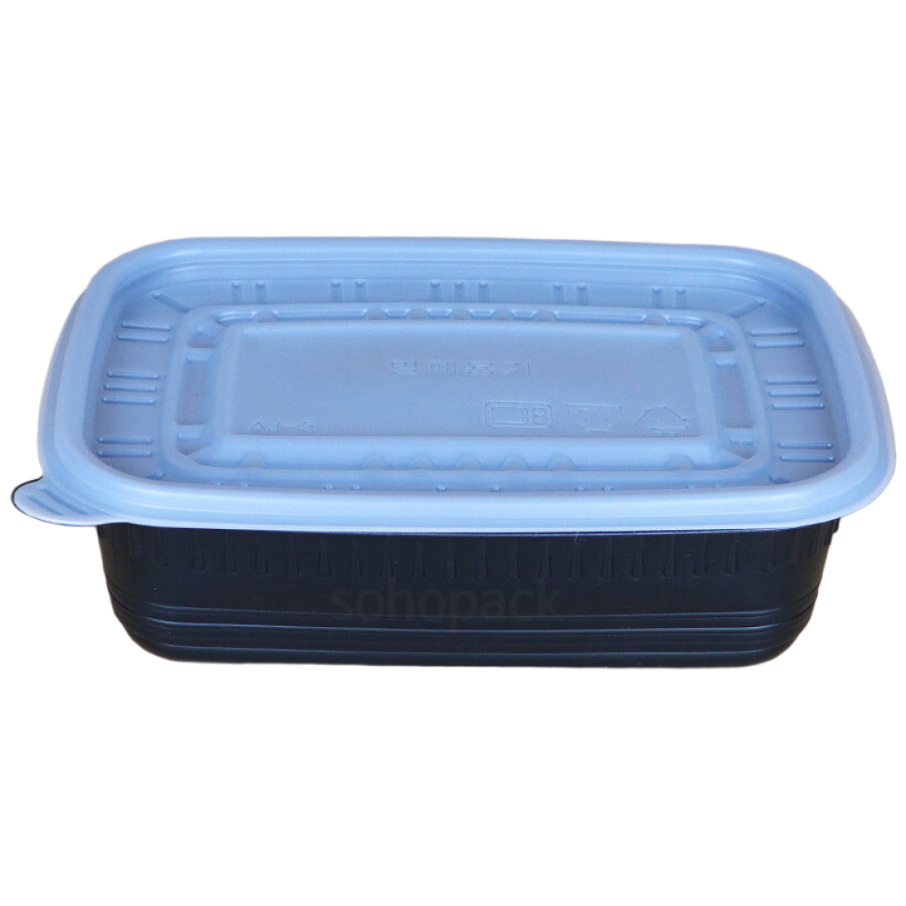 사각반죽용기 바디 중/흑 세트 [몸통+뚜껑] - 600개, 1개 94,800원