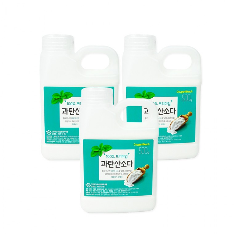 테온셀 감동 과탄산소다(용기 500g) 세탁 표백제 천연세제 과탄산소다 세탁조청소 얼룩제거, 상세페이지 참조, 1개 11,710원