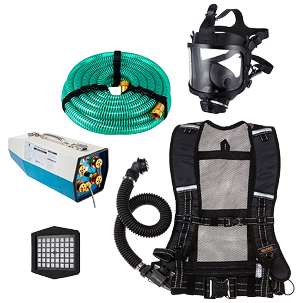 [SG생활안전] 송기마스크(전동송풍기형) HM-5000/4E / 1인용세트, 1개 1,940,460원