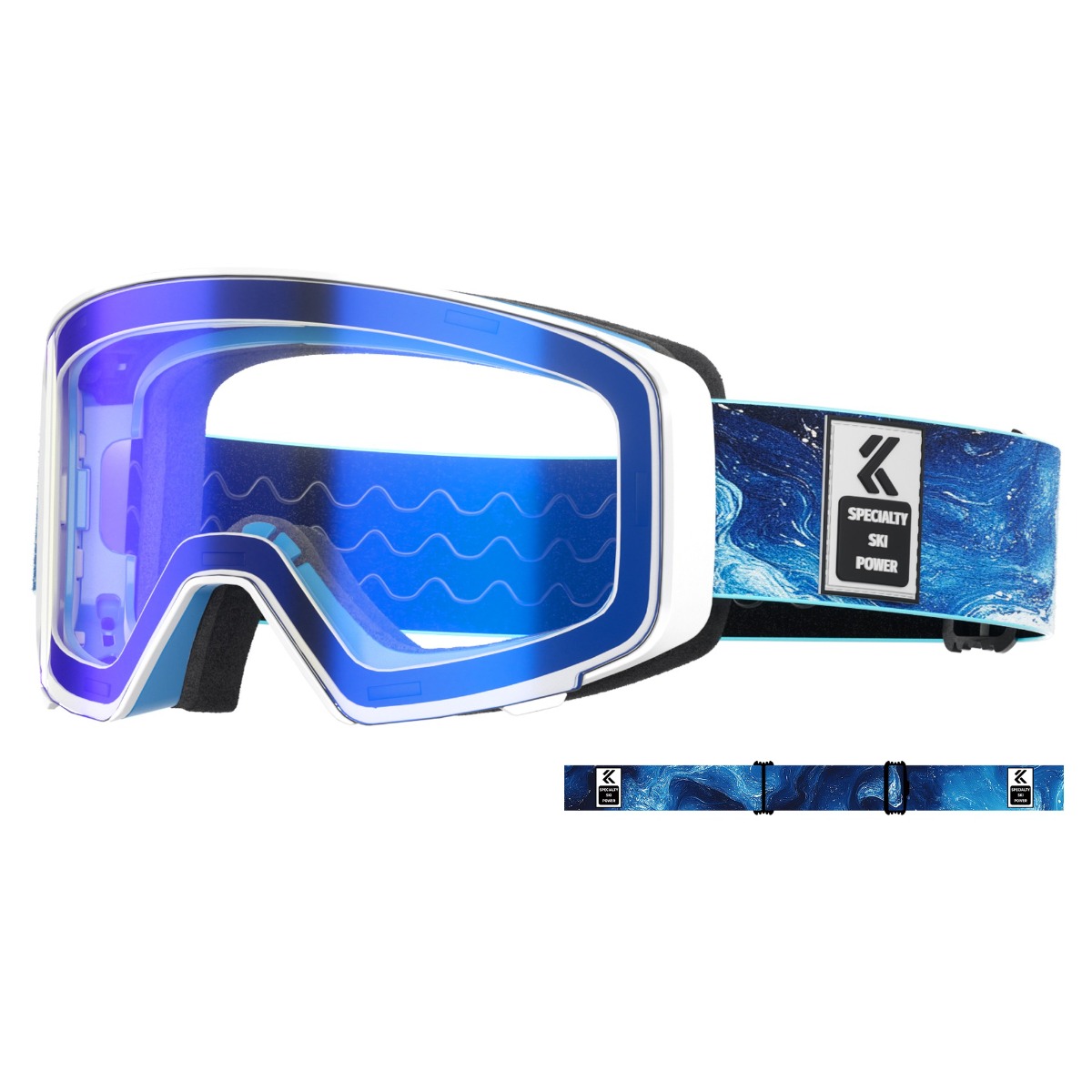 KAPVOE 카프보에 프리미엄 스키 스노우 보드 고글 플립업 마그네틱 교체 김서림 방지 변색 K724-PH 80,720원