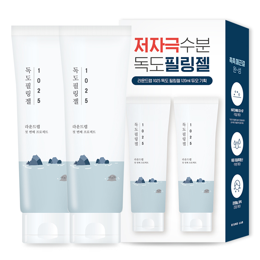 라운드랩 1025 독도 필링젤, 120ml, 2개, 현재가 17,100원