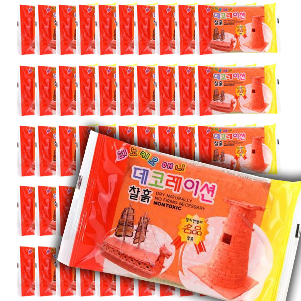 [무료배송] 피노키오 데코레이션 찰흙 주황색 지점토 200gx50개 1박스, 1박스, 주황색 35,000원