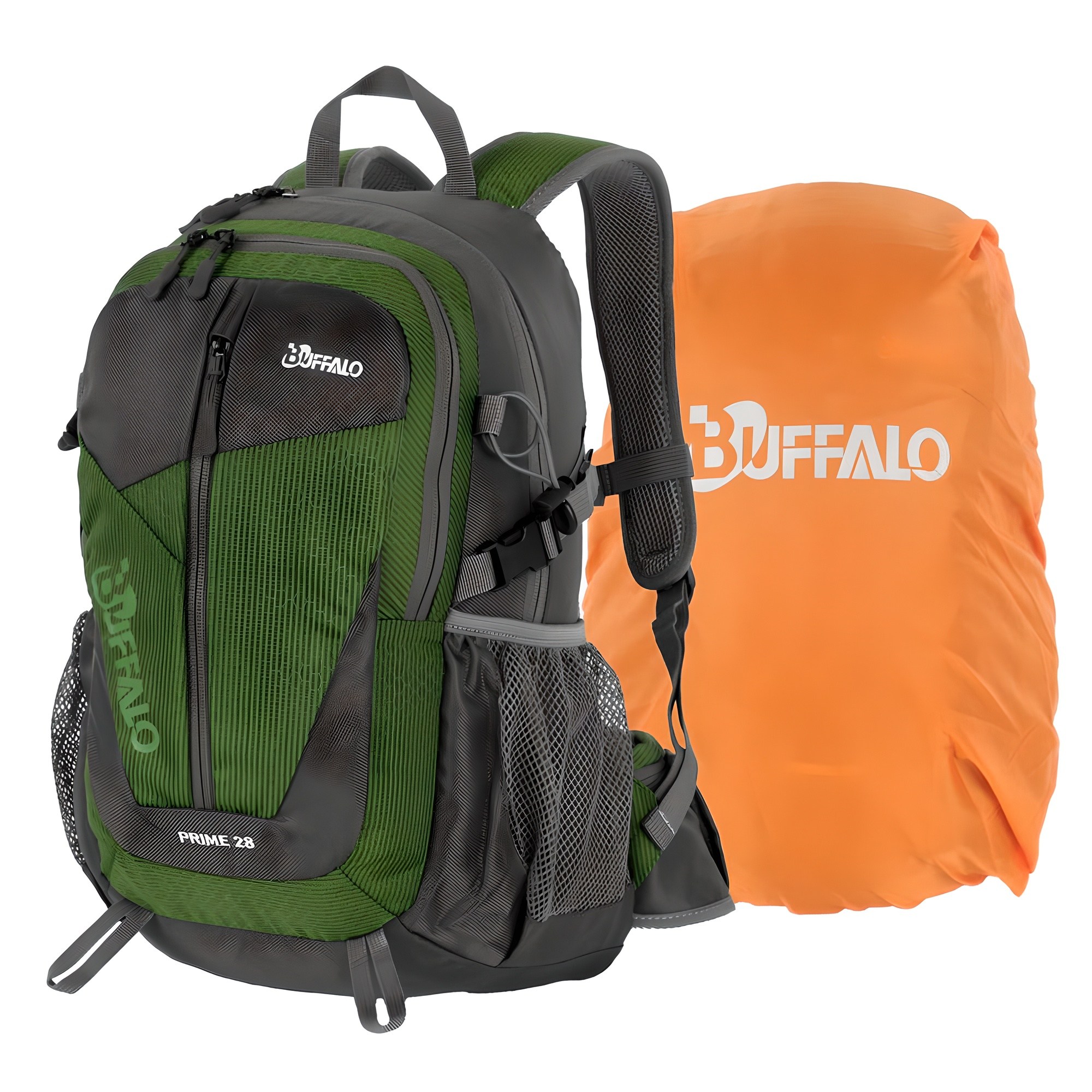 버팔로 프라임 등산배낭 28L 방수커버 포함, 그린 37,900원