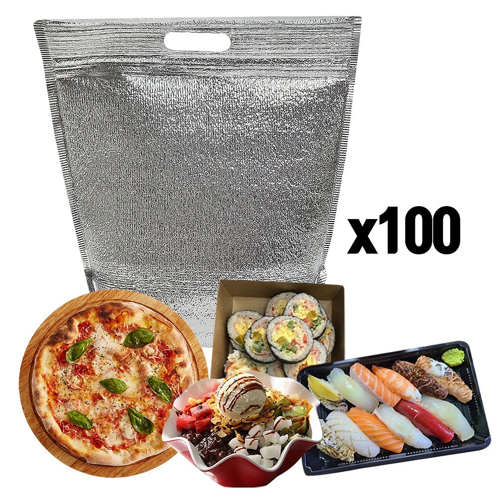 황제포장산업 손잡이 보온 보냉팩 / 스탠드 100장 56,900원