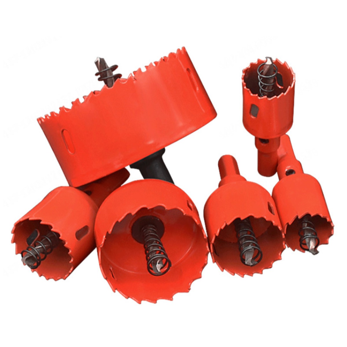 Nicoliley 6PC 홀커터 세트 -50mm 바이메탈 원형 철판 목재 석고 pvc 플라스틱 금속 목공 16,020원