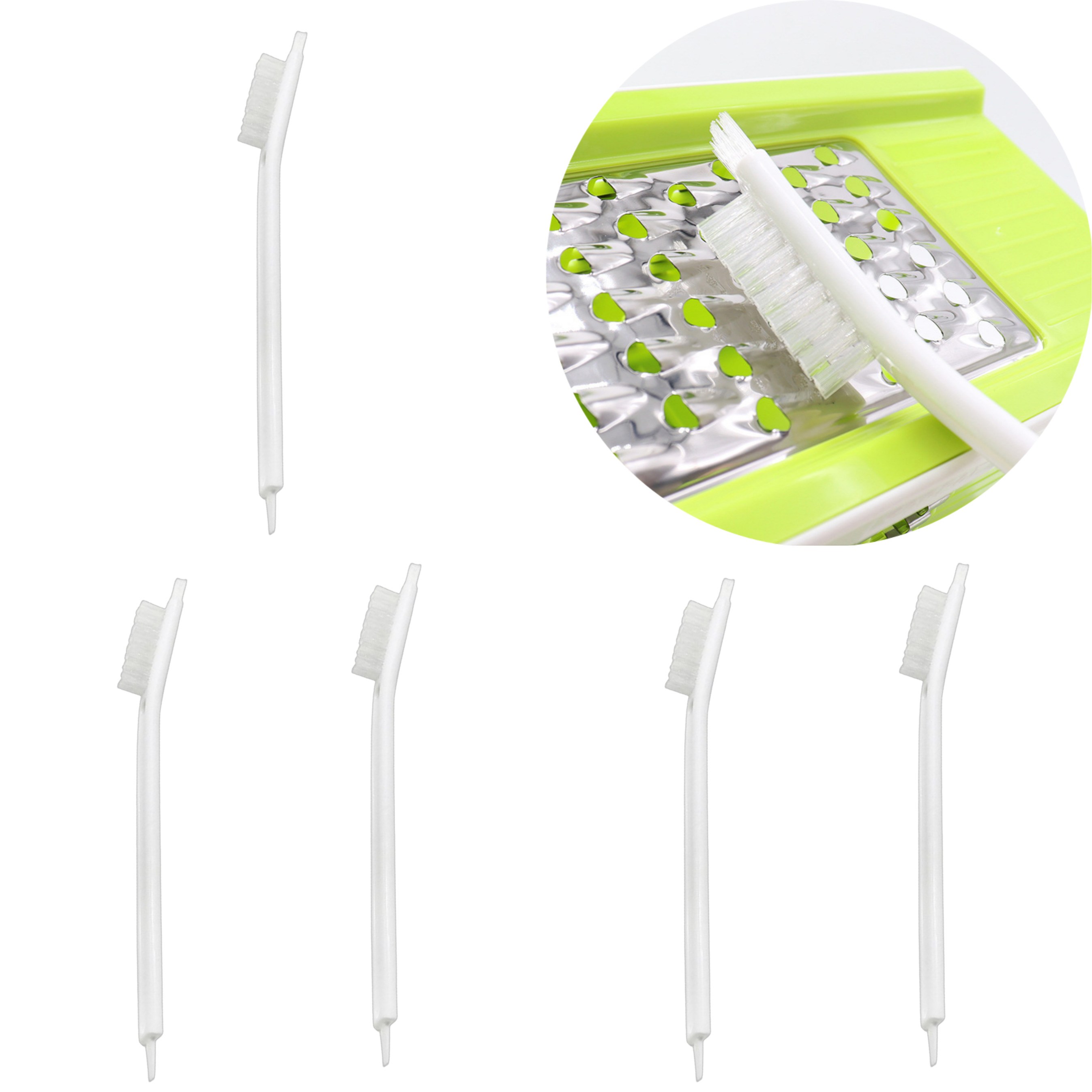 어반글로벌 다용도 틈새 브러쉬 착즙기 세척솔, 5개, 화이트 5,620원