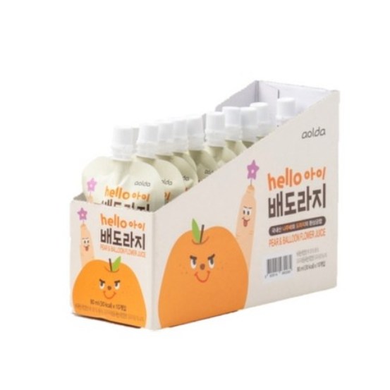 아올다 헬로아이 배도라지즙 80ml 배+도라지 혼합맛,30개 93,320원