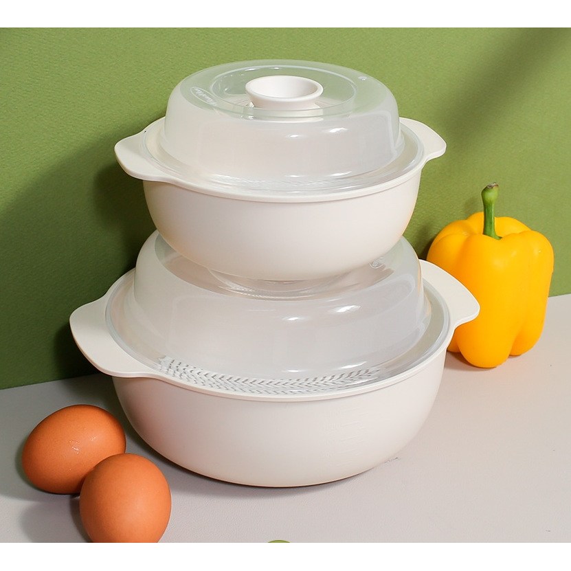 냉동식품 전자렌지 전용용기 해동냄비 2P 조리기 전자레인지용 모노심플, 아이보리 23,700원