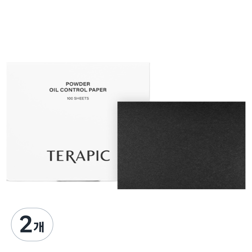 테라픽 파우더 오일 컨트롤 페이퍼, 2개, 100매입 11,500원