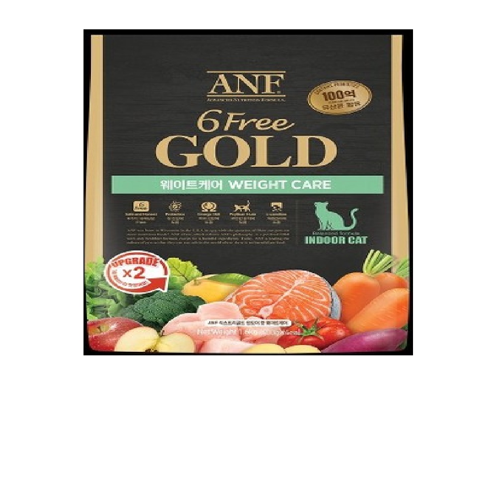 anf 6free gold 리뉴얼 고양이 웨이트 케어 1.6kg, 1개, 1.6kg, 닭+연어+오리 27,000원