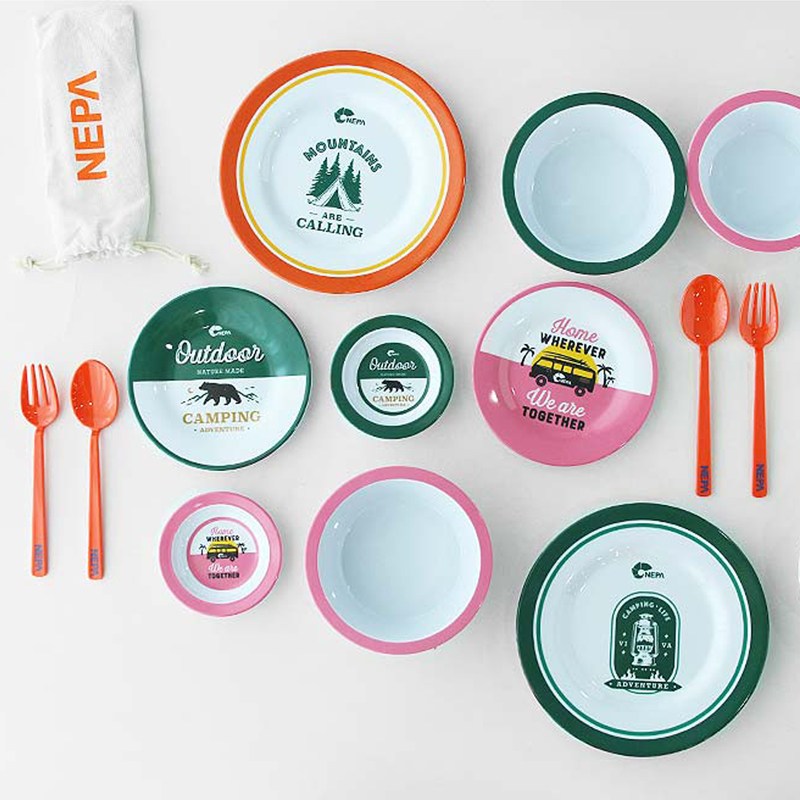 네파 캠핑 식기세트 16p(2TYPE) 아웃도어 캠핑 피크닉 그릇 38,000원