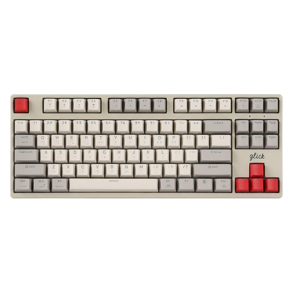 지클릭커 슈퍼히어로 저소음 풀 윤활 무선 블루투스 기계식 키보드 37,800원