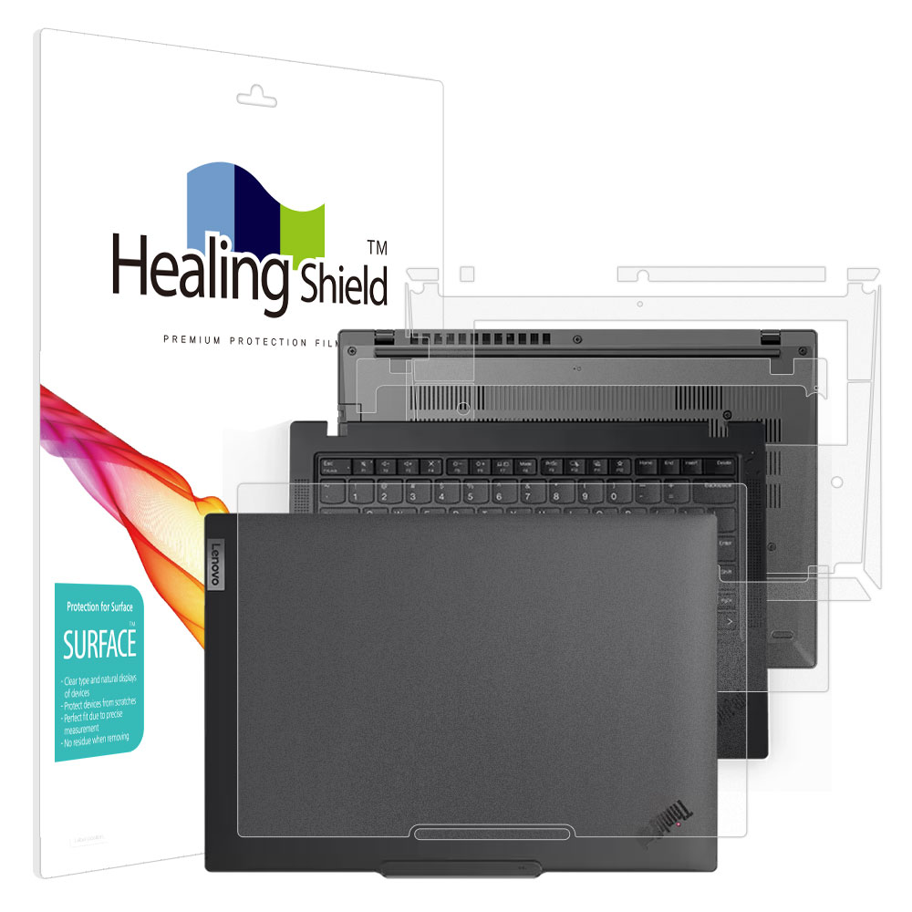 힐링쉴드 레노버 씽크패드 T14 GEN5 무광 외부보호필름 3종세트, 1개 36,000원