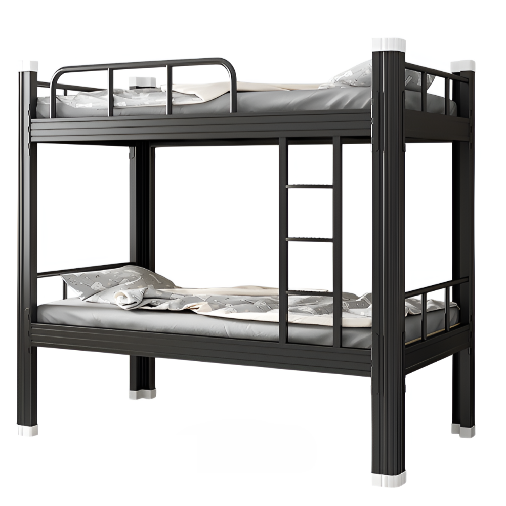 데일리유즈 이층침대 2층 침대 프레임 벙커 침대 성인 기숙사 게스트하우스, 블랙 프레임 353,000원