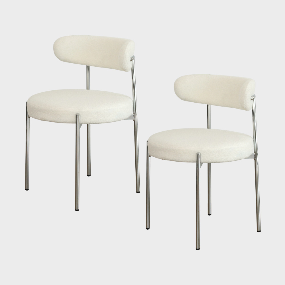 지엠퍼니처 비엔나 인테리어 디자인 카페 식탁 의자, 부클레, 2개 138,900원