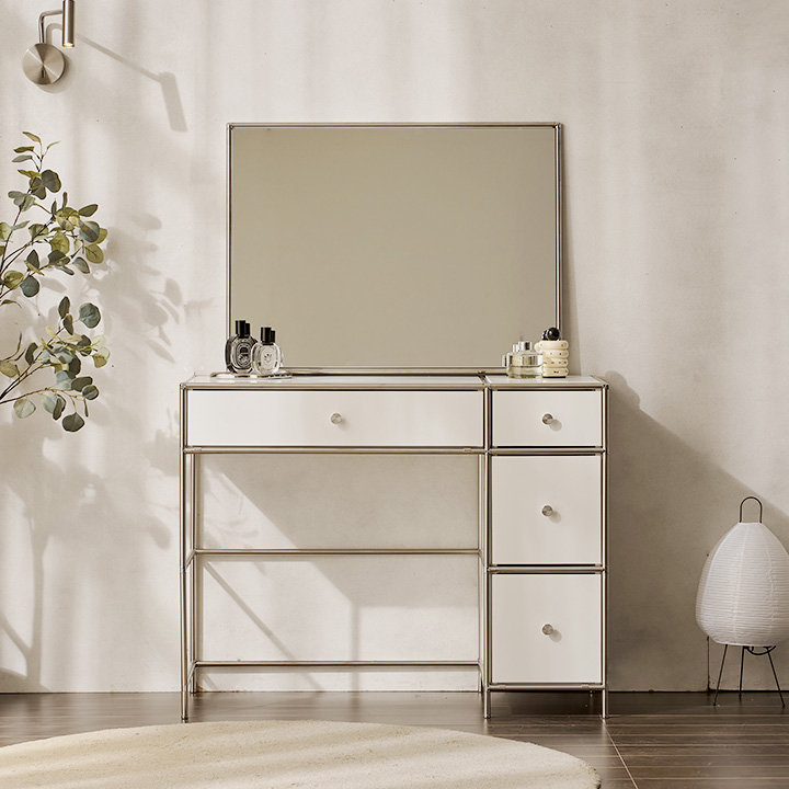 헤이몰리 헤이즈 970 서랍 화장대 + 사각거울 세트 방문설치 513,000원