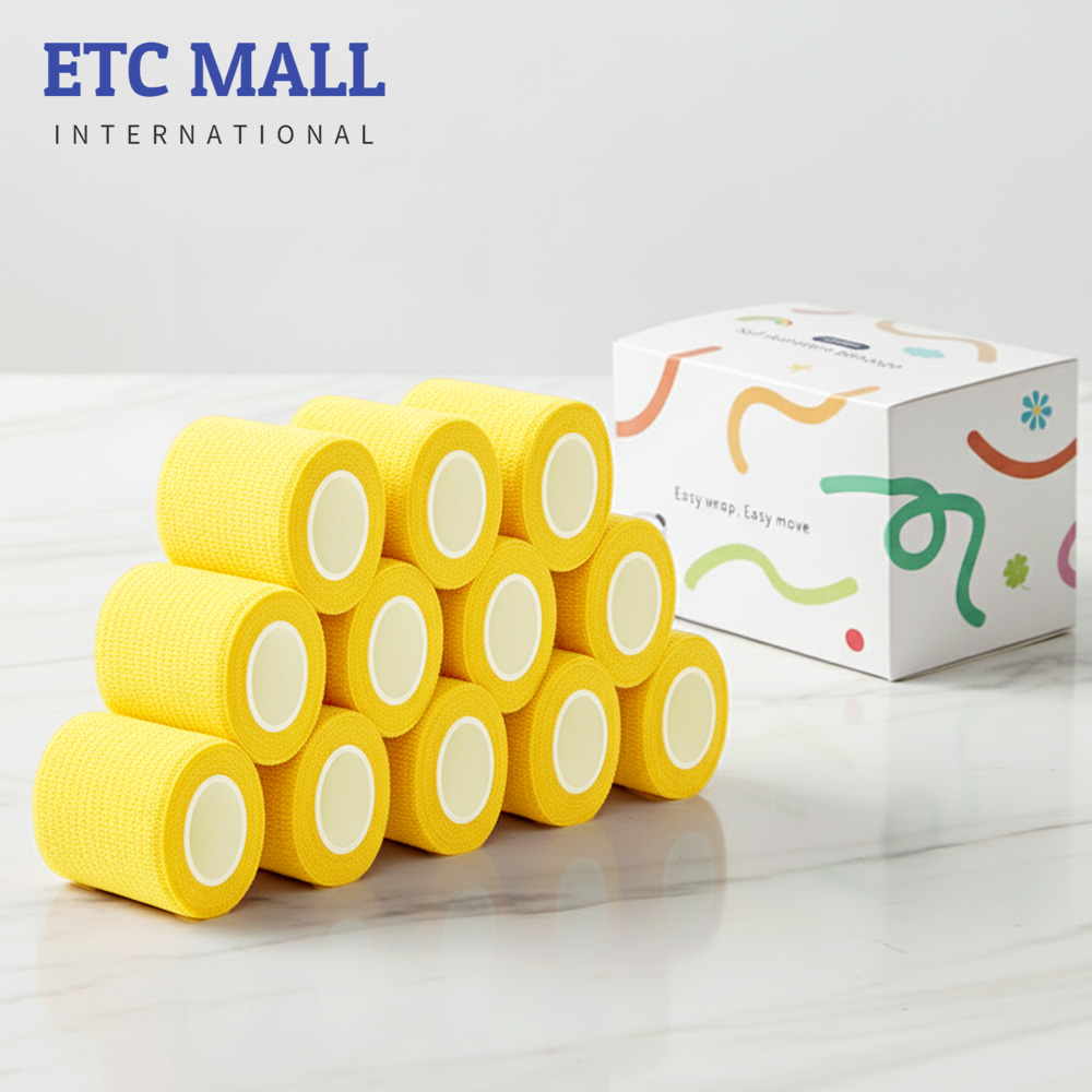 이티씨몰 자가점착 밴드 5cm 압박붕대 10+2 옐로우 13,100원