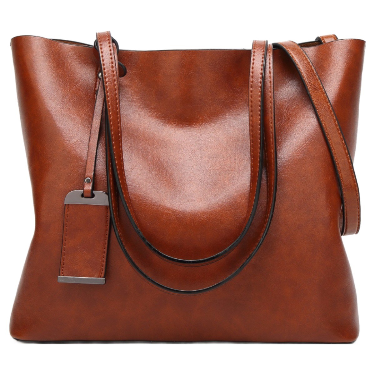 SHOPPI 여성 모던 가죽 대용량 토트백 숄더백 크로스백 34,750원