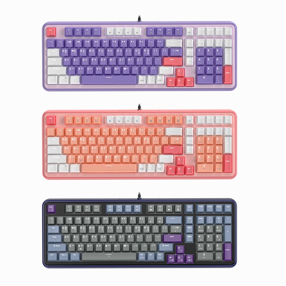 GDEVIL G918 PRO HyperTrack 광축 방수 핫스왑 게이밍 기계식 키보드 (3컬러), 핑크, 저소음 적축, G918 HyperTrack PRO 69,900원