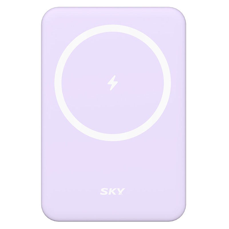 SKY 필 M05 맥세이프 호환 무선충전 보조배터리 5000mAh, SKY-BM05, 아이리스 퍼플 19,990원