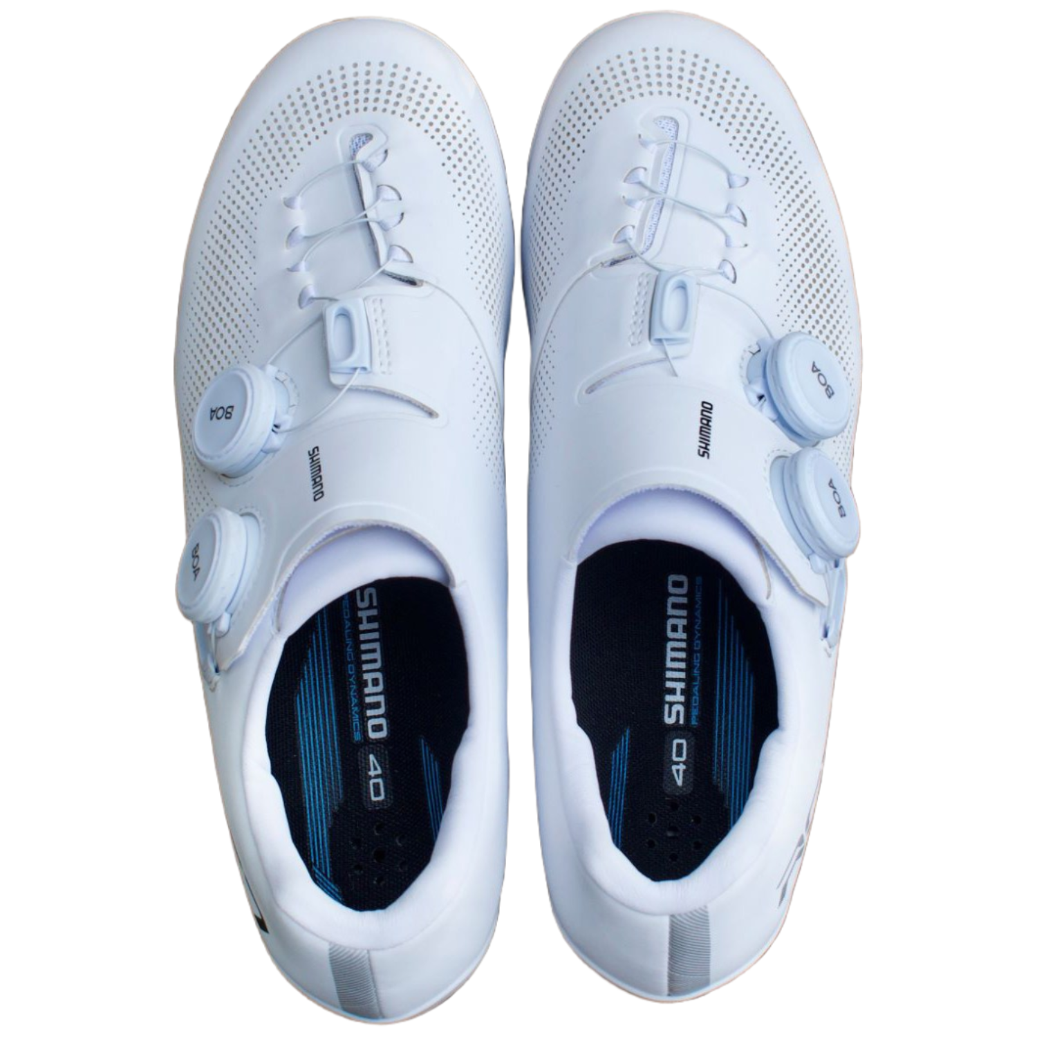 시마노 SH-RC703 / 로드자전거 카본 로드클릿 슈즈, EU 42.5, 화이트 (와이드) 360,000원