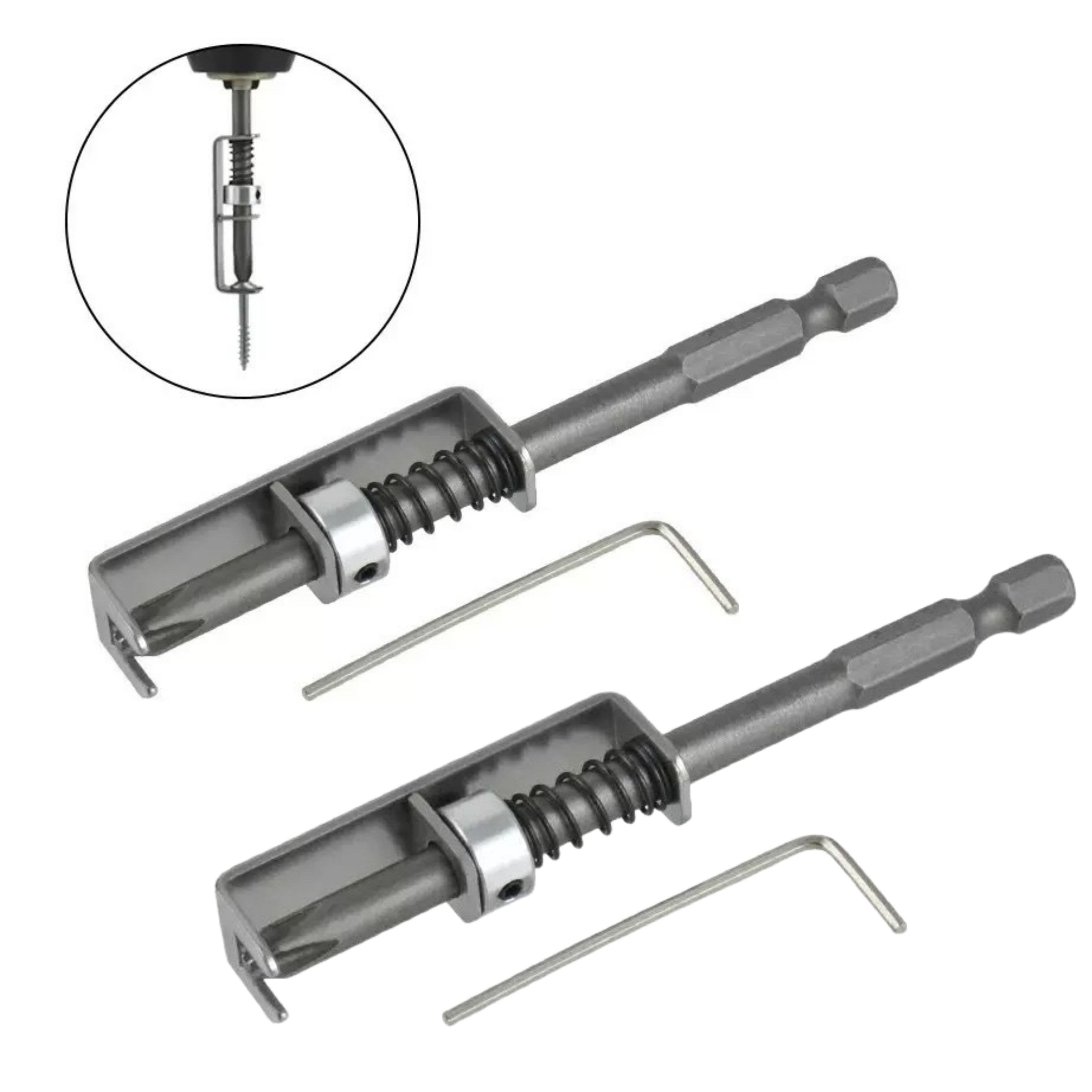 로이스 피스홀더 나사홀더 스프링 비트홀더 스크류 고정홀더 2개, 1세트 9,000원